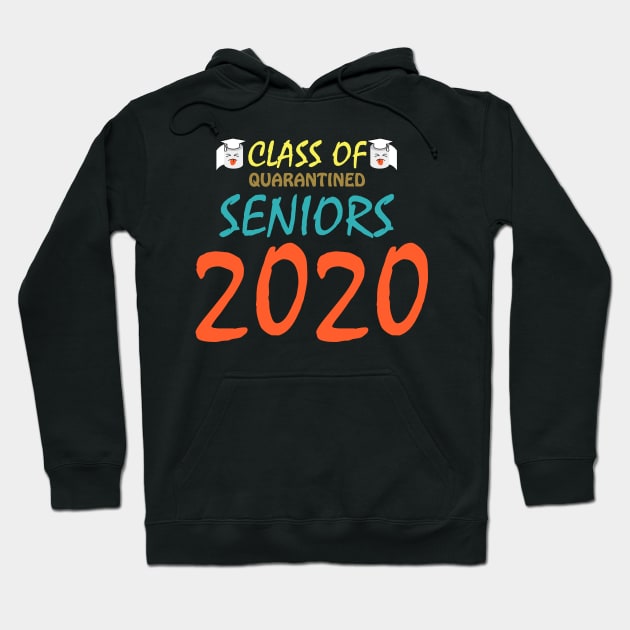 Class of 2020 Quarantined Seniors Flu Virus Quarantined Grad Hoodie by Trendy_Designs